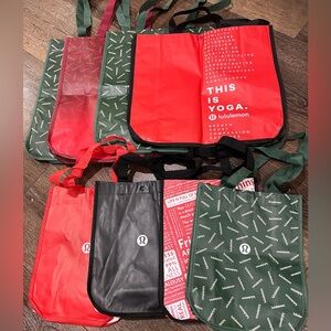 Lululemon Reusable Tote Bags 8 total